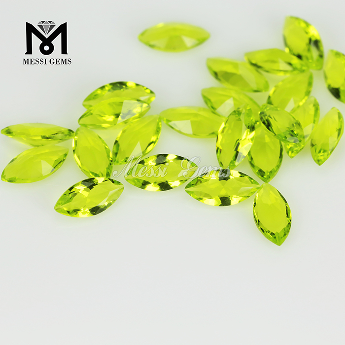 Wholesale Color Machine Cut Faceted solve Cheap Glass Gemstone Price