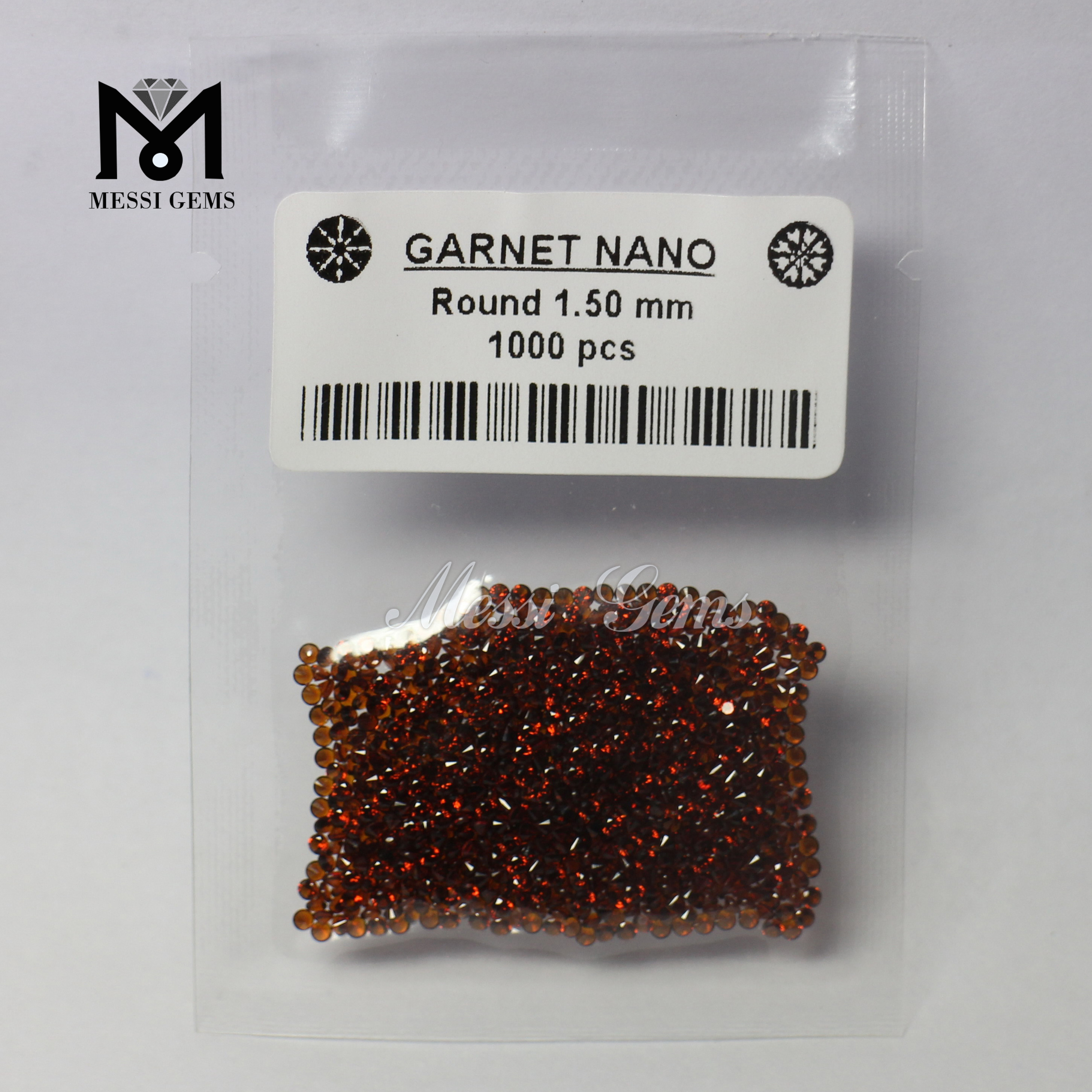 Calidum sale circum Garnet Cera iactantia Nanogems