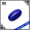 galbanum ovale cum gemma naturali Lapis lazuli