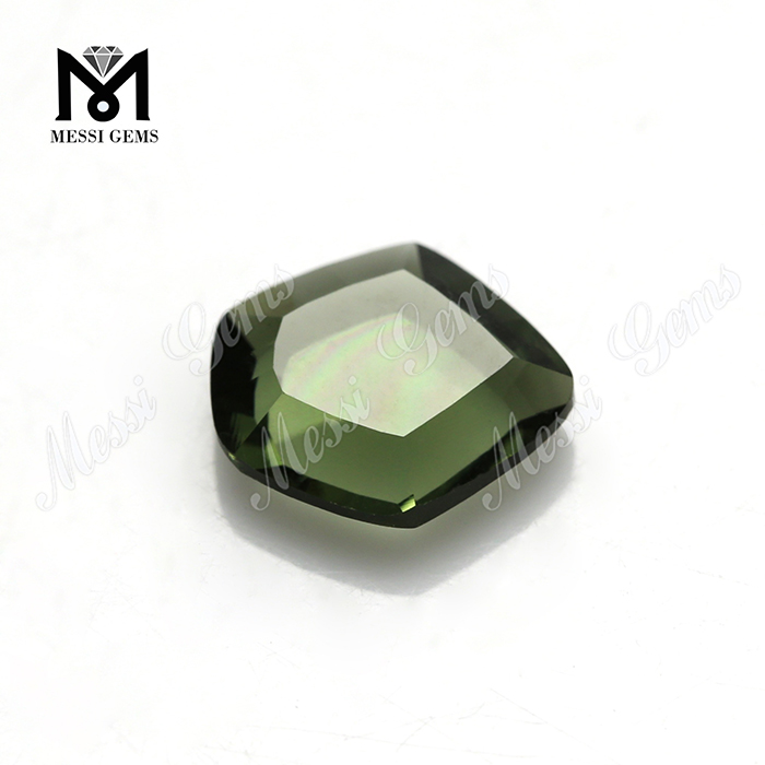 tutus 9x10mm hex figura viridis vitrei lapidis synthetici vitri pretium