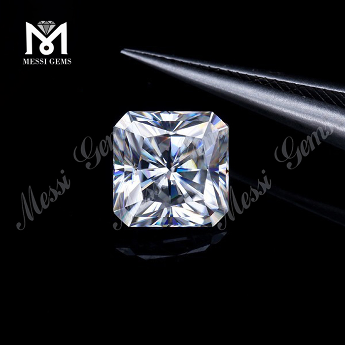 DEF Super White Moissanite Adamas Stone Price 1.5 Carat Octagon Cut Synthetic