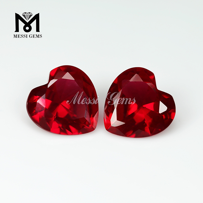 Solve Gemstone synthetica ruby ​​​​cor figura officinas carbunculo pretium