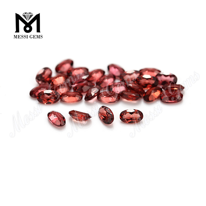Carbunculi laxi 3x5mm saxum ovatum naturale