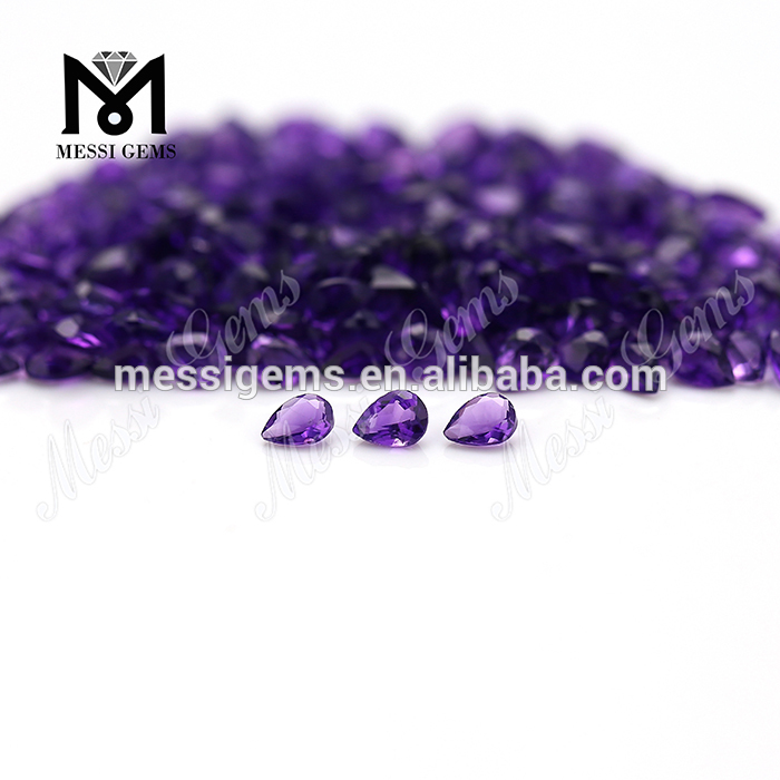 pirum sectis 3 x 4 mm laxis naturalis amethystus lapis
