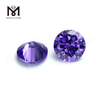 Wuzhou Factory Round Cut Lab Partum Violet Color CZ Lapides