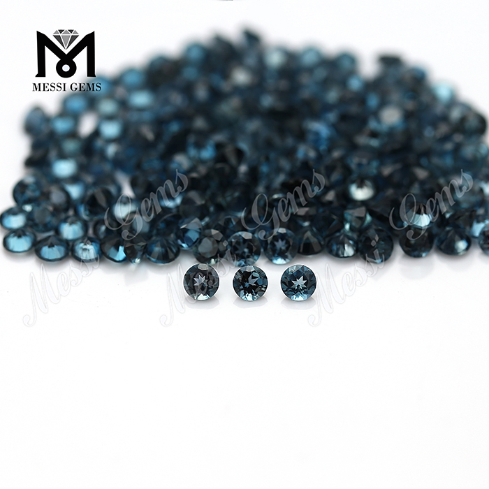 Lupum Londinensem topazium caeruleum gemmis semi lapidibus pretiosis pretio per carat