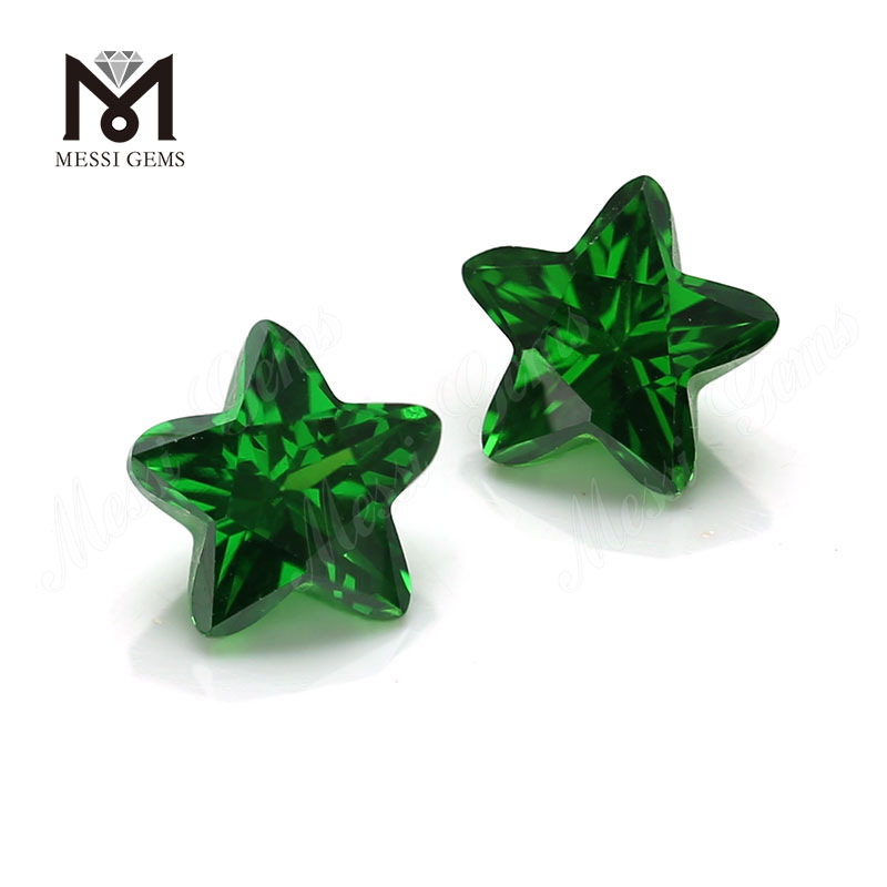 Synthetica Star Cut 9x9mm Green Cubic Zirconia CZ Gemstone Price