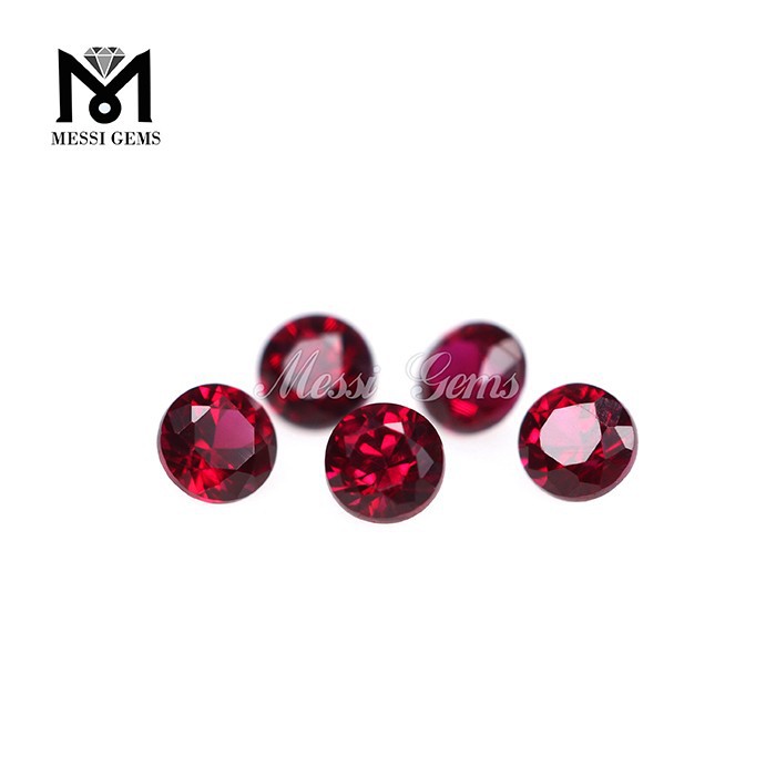 Circum Brilliant Uncut VIII # Red Corundum Gemstone Lupum Ruby Stone