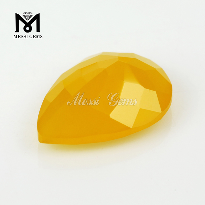 Natural Agate Gemstone solve Yellow Agate Stone Wholesale Price