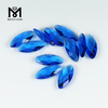 Marchione Cut Double Briolette 8 x19mm Blue Topazius Glass Bead for Jewelry Makeing