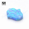 Lab Partum Syntheticum solve 11 x 13 x 2.5 mm Blue Opal Hamsa Gemstones