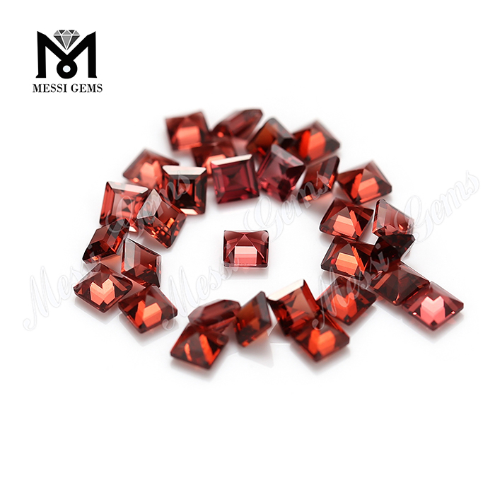 Gemma naturalis Lupum 3x3mm figura quadrata carbunculi pretio