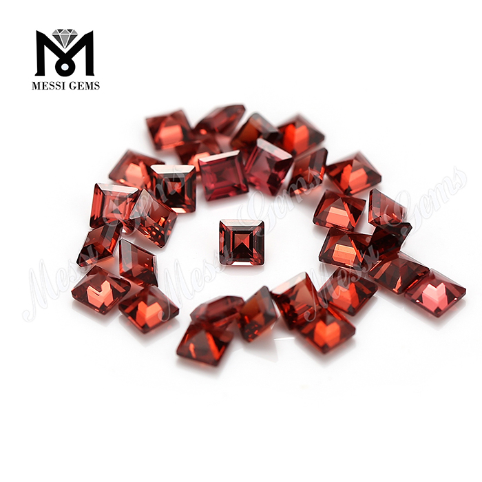 Gemma naturalis Lupum 3x3mm figura quadrata carbunculi pretio
