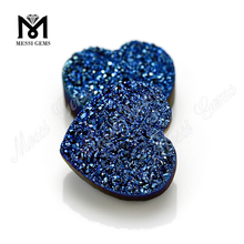 Naturalis Druzy Cordis Figura 12x12mm Blue Druzy Agate Stone solve