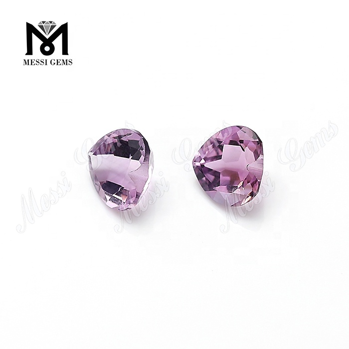 Solve cor informibus 8 *8mm amethystus lapis naturalis pro sale