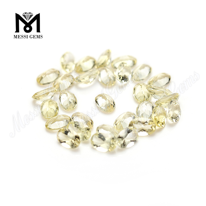Oval Cut solve Lux Naturalis Citrine Gemmae Quartz