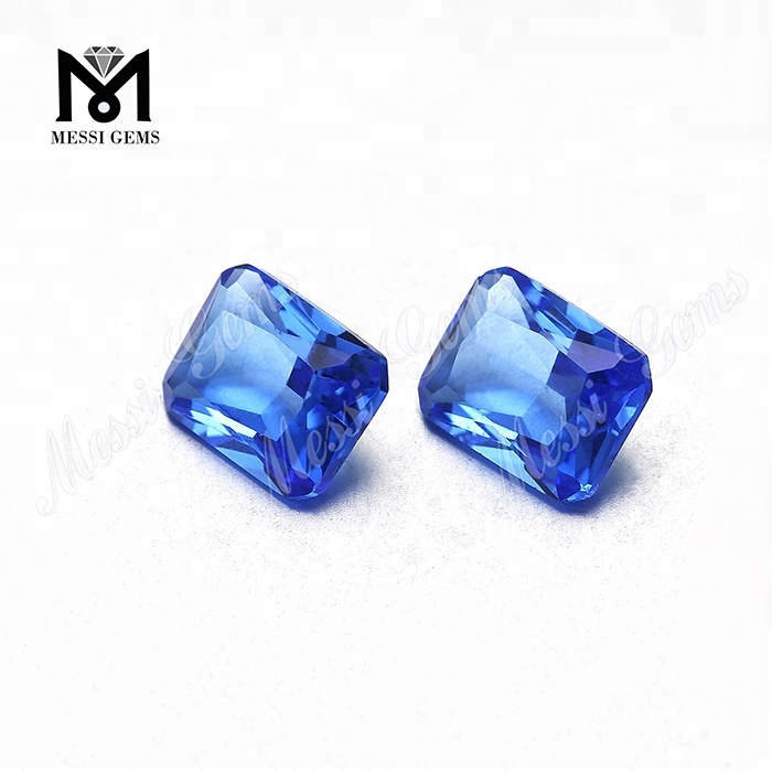 Tutus Solve 6 x 8mm Octagon Blue Hydro Quartz