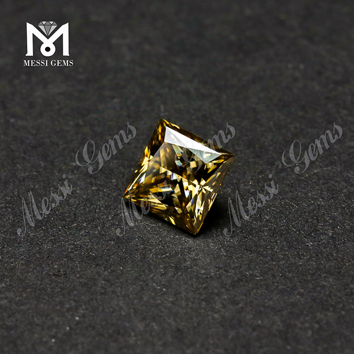 Tutus Price moissanite iaspis High Quality Princess Cut Yellow Solve Moissanites For Ring