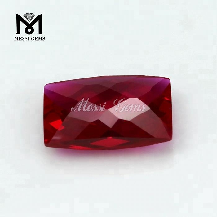 Wuzhou officinam 9x14MM corundum pretium synthetica ruby ​​​​