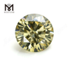 Factory Price solve Gemstone 1 Carat Brilliant Cut Yellow Moissanite Adamante