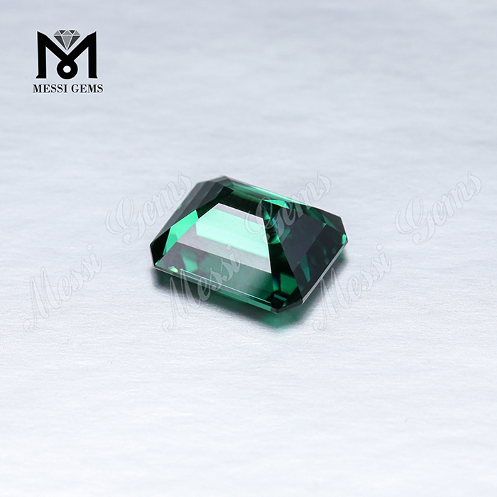 Adamas viridis moissanite Factory pretium solve gemmas Octagoni Smaragdi cut