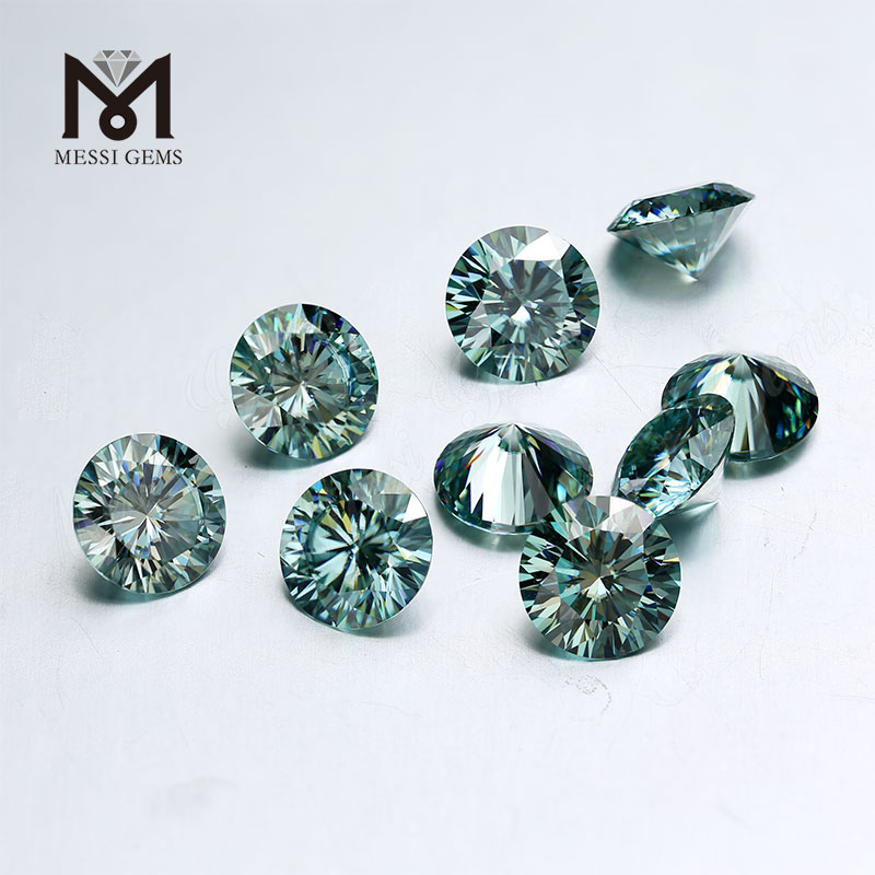 Solve adamas moissanite Round Brilliant Cut 5mm Gemstone viridis Moissanite Rough