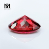 Factory Price Diamond Cut 8.0mm Rubellite Crystal Glass Gemstone