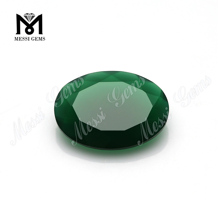 Top Quality Oval 13x18MM Green Agate Stone Wholesale Natural Agate