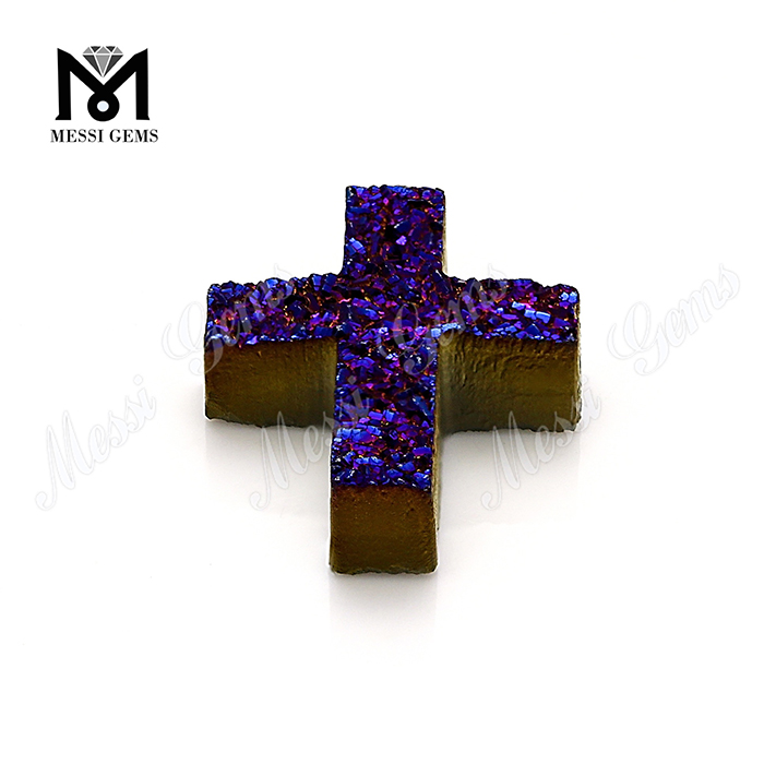 amethystus achates princeps qualitas crux druzy in Lupum pretium