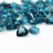 Lupum Faceted Trillion 12 x 12 mm Gemstone Vitri Lapis Beads