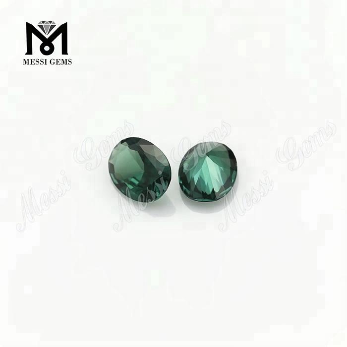 Solve Faceted 152 # Oval Cut 6 x 8mm Green Spinel Gemstone