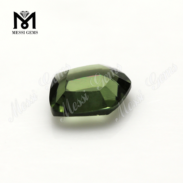 tutus 9x10mm hex figura viridis vitrei lapidis synthetici vitri pretium