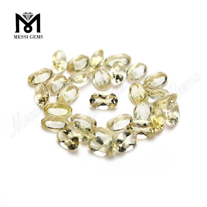 Oval Cut solve Lux Naturalis Citrine Gemmae Quartz