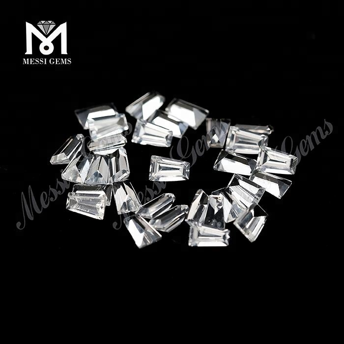 Solve Gemstone Tapperi Figura 5*3*2mm Naturalis Alba Topazius Stone Pretium