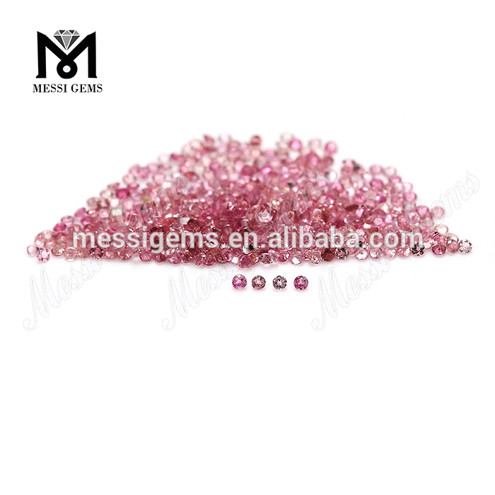 Rotunda 1.40 mm Naturalis Pink Tourmaline soluta Gemstone
