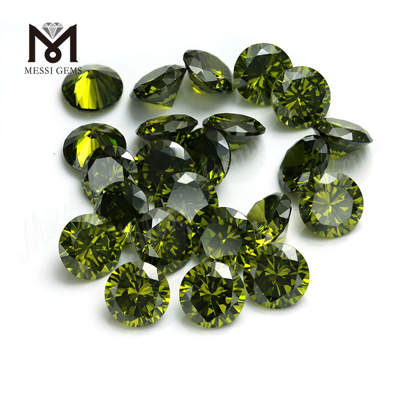 Factory Tutus solve Synthetica Gemstone Round Brilliant 2mm CZ Stone Price