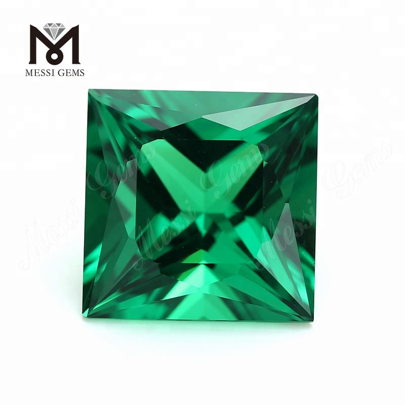 Quadratus 12*12 smaragdus viridis hydro vicus gemmis crystallinis