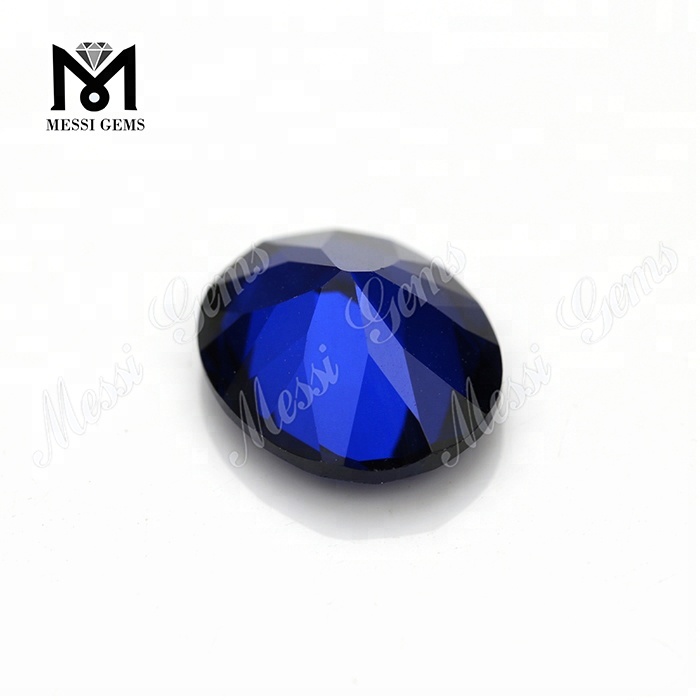 Tutus Price Oval Cut 10 x 12 mm Synthetic 113# Blue Spinel Gemmae