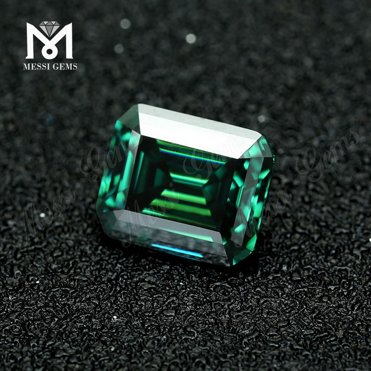 Lab creavit lapides pretiosos pretio per carat Octagonum viridis moissanite adamantino