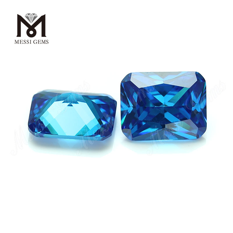 Synthetica Cubica Zirconia Tutus Price Octagon Cut Aqua CZ Stone