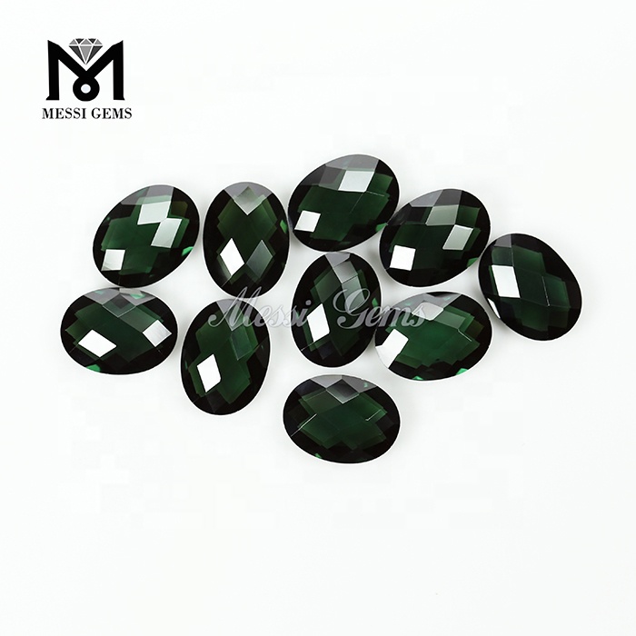 Faceted Oval Checkerboard Synthetic #152 Spinel Stones