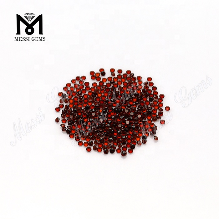 Hot Sale 2.0mm Round Shape Naturalis Garnet Lapis