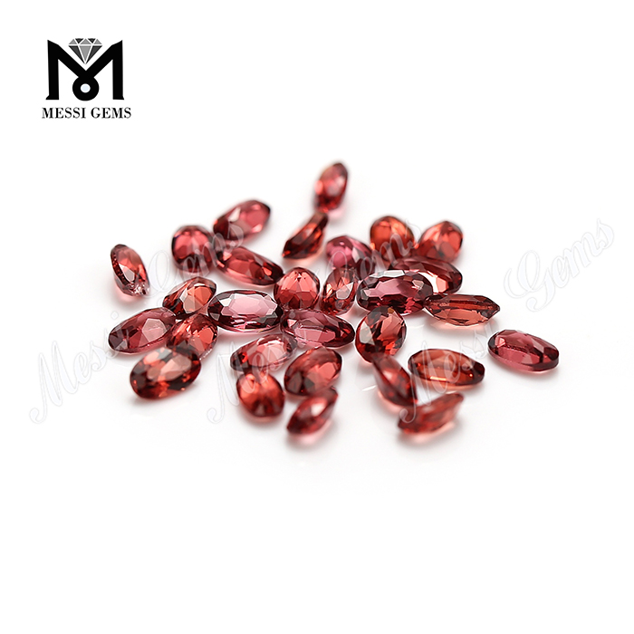 Carbunculi laxi 3x5mm saxum ovatum naturale