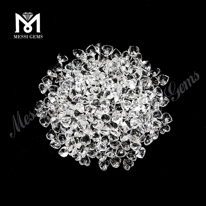 3x3mm Cor Cut White Topaz Stones Price from Chinese Factory