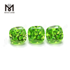 Factory Price solve Cushion Cut 10 x 10 mm Apple Color Cubic Zirconia Stone
