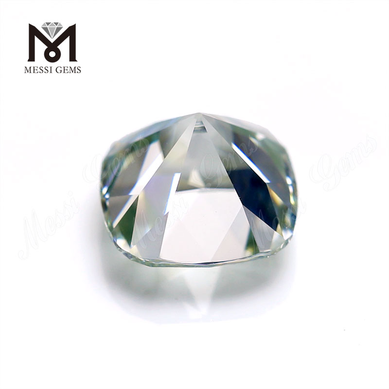 Cushion Cut White Solitaire moissanite Adamas DEF Color