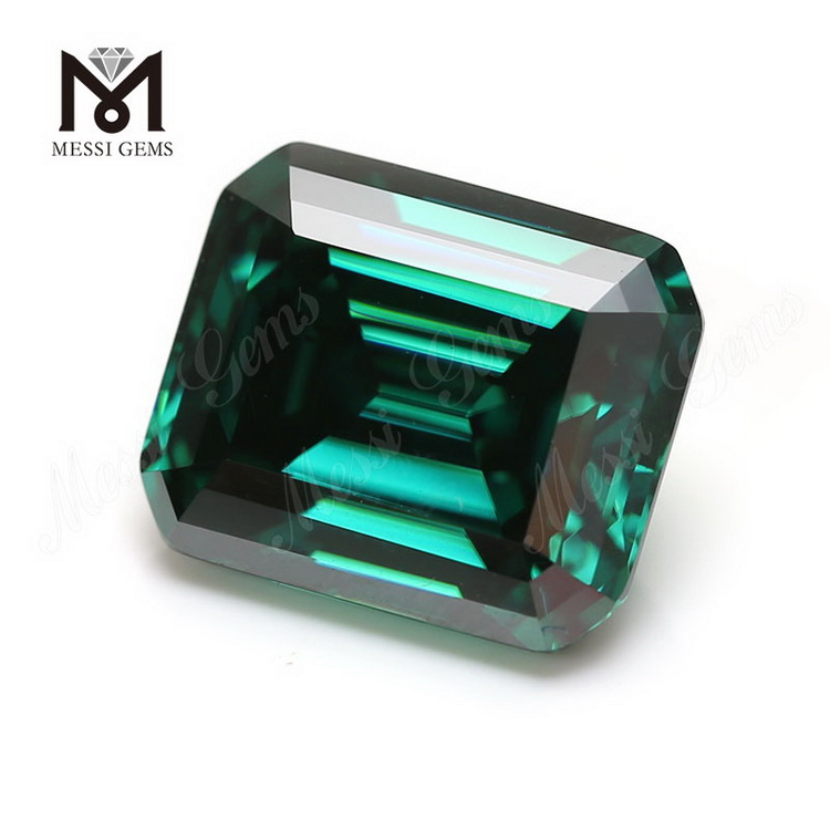 Lab creavit lapides pretiosos pretio per carat Octagonum viridis moissanite adamantino