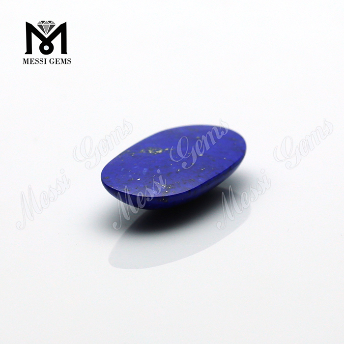 Novus adventus Lupum solve Stone politum Oval Cut Lapis Lazuli