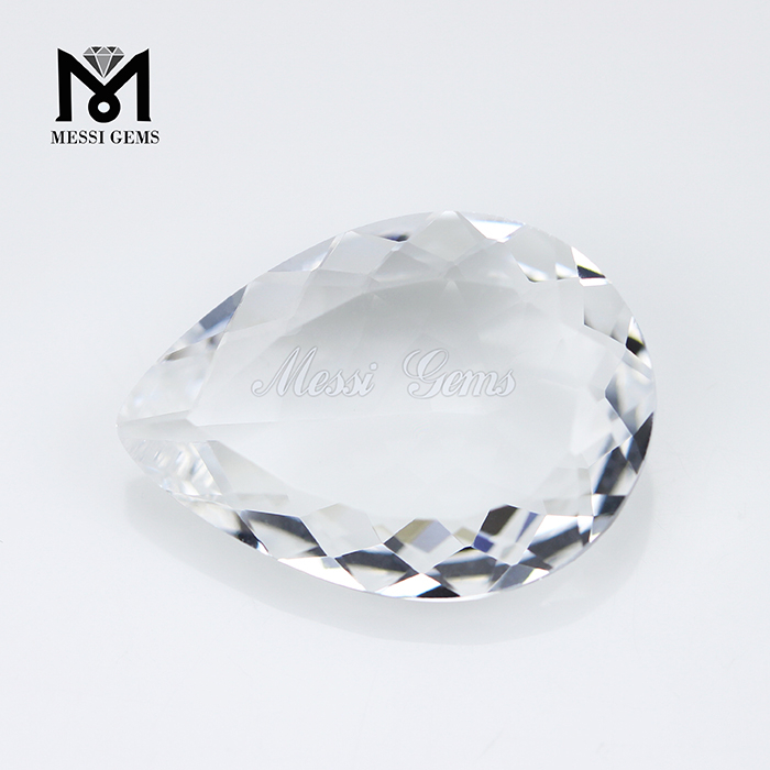 Tutus Pear Cut 18 x 25mm Gemmae vitreae Serena Albo Vitri