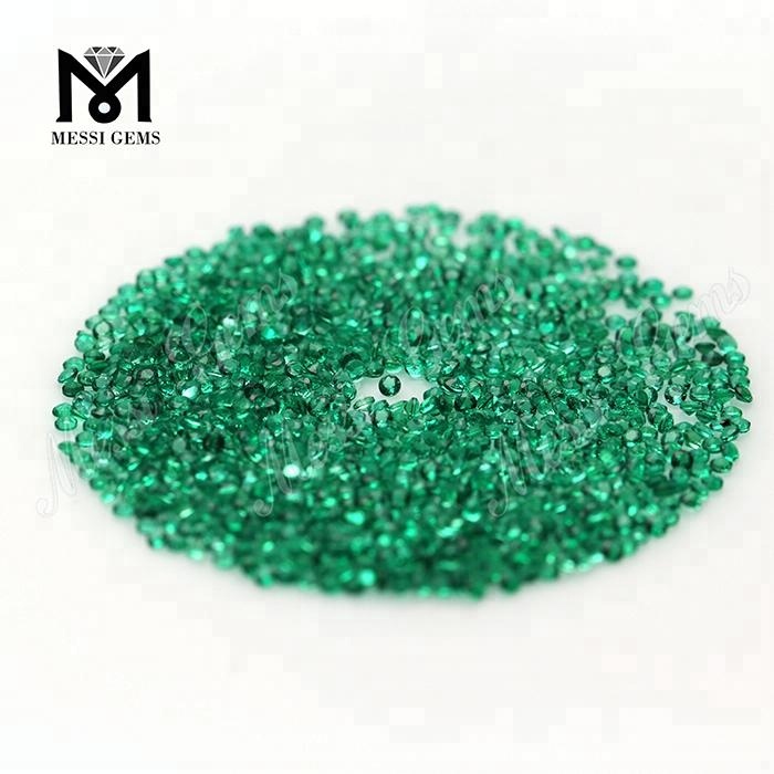 Natural Small Size Emrald Gemstones Round Shape 1.25mm Lapis Emerald Price